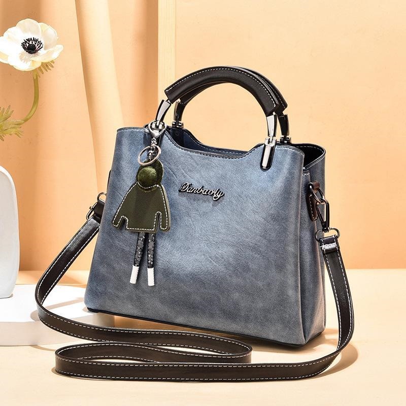 2021 Summer New Handbag Women's Shoulder Bag European And American Retro Versatile Crossbody Bag Trendy Fashion Bag - Thumbnail 2
