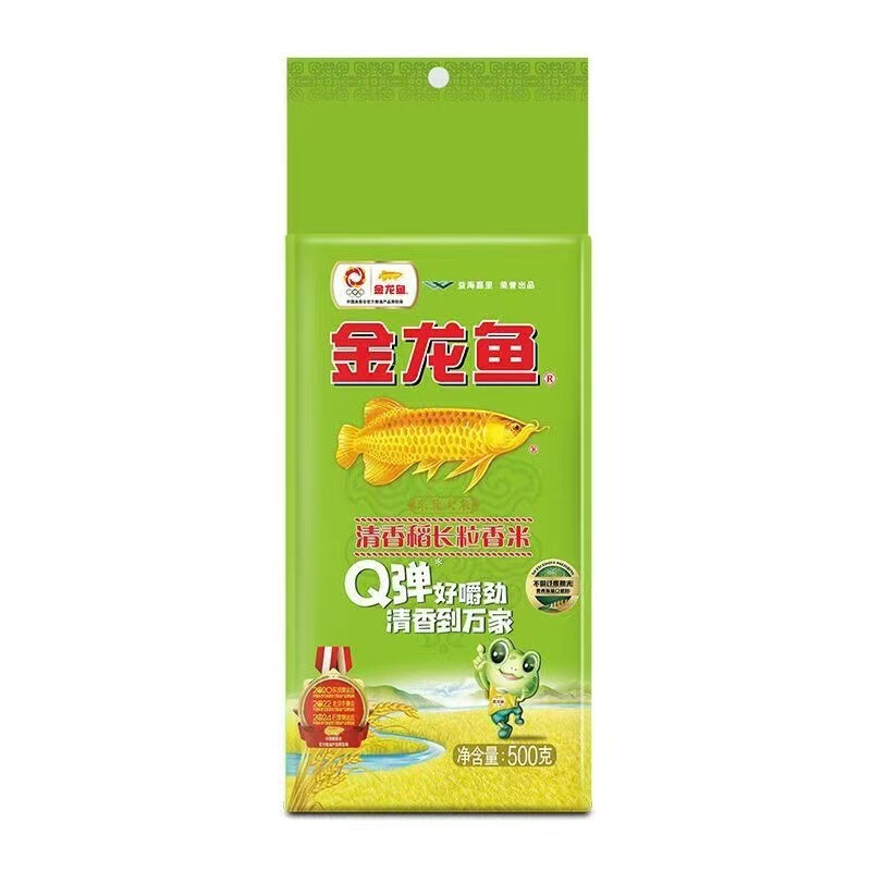 金龙鱼大米原香稻盘锦珍珠米500g小袋装新米家用活动伴手礼批发|undefined