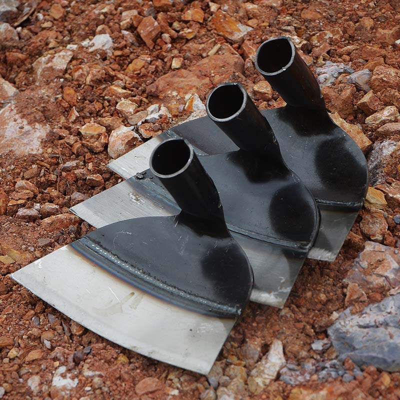 锰钢锄头种菜锄草开荒农具加厚家用大锄头农用工具小锄头除草神器