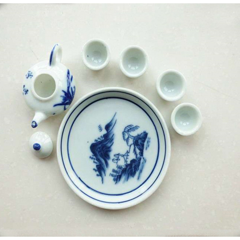 功夫茶具套装过家家玩具茶壶仿真迷你童子茶具套装陶瓷工艺工厂批|undefined