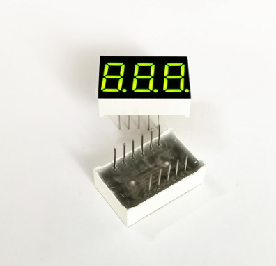 0.36英寸3位绿光数码管3361AG/3361BG 数码管0.36寸黄绿