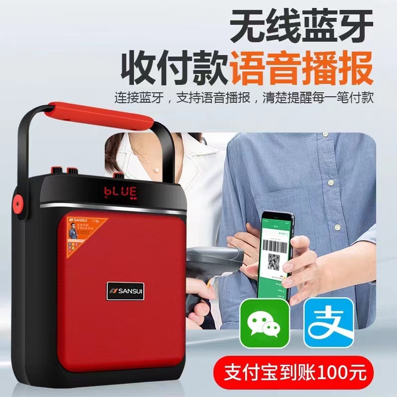山水屋外広場舞bluetooth音響大電力家庭用k歌一体型演出小型プレーヤースピーカー|undefined