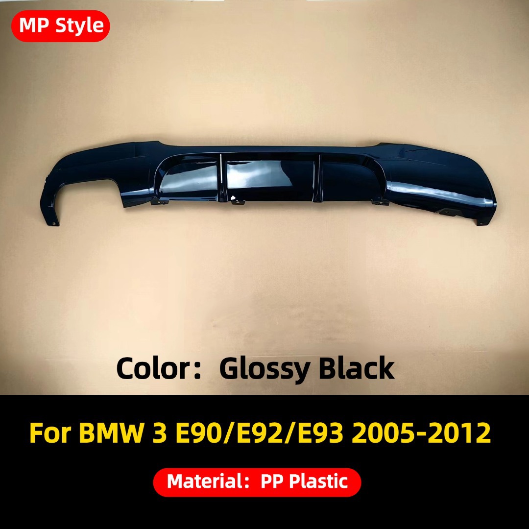 Suitable for Bmw 3 Series 05-12 E90E92E93 Modified Mp Model Bilateral Single Outlet/Double Outlet Rear Spoiler Surround