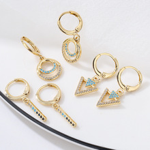 �Ĺ� ŷ������ ͭ��18K��΢���ʯ����С�ڸ��Լ��ζ��� �羳��Ʒ