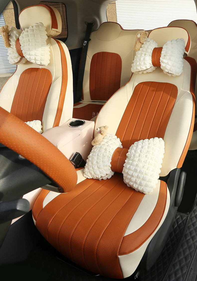 Factory Direct Sales Special Car Changan Waxy Corn Perforated Comfortable Leather Wear-Resistant Car Seat Cushion Fully Enclosed Special Seat Cover