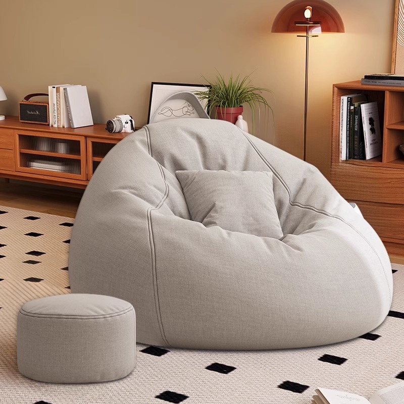 Sofá perezoso bolsa de frijoles red sala de estar dormitorio individual relajación silla de balcón de arroz puede ser silla de muelle de tipo pequeño