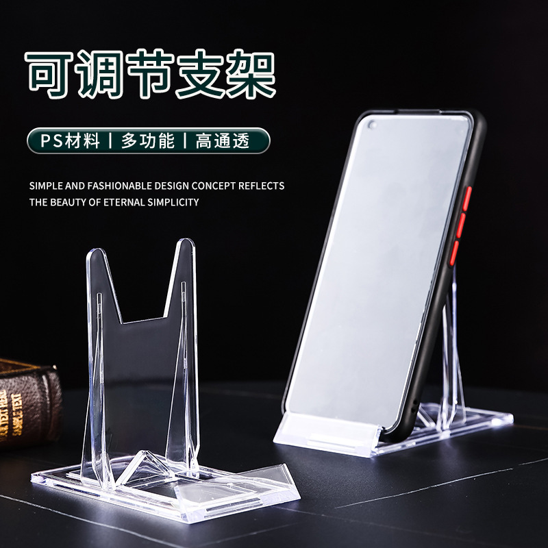 plastic holder business card holder mobile phone rack display stand photo frame holder hanging plate rack plastic display stand