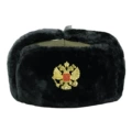 Green Cloth 160g Black Velvet Double-Headed Eagle Badge