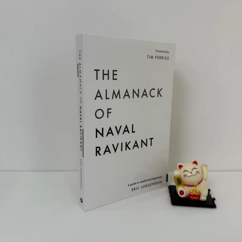 Книга Navarbow The Almanack of Naval Ravikant — английское издание, руководство по богатству и счастью