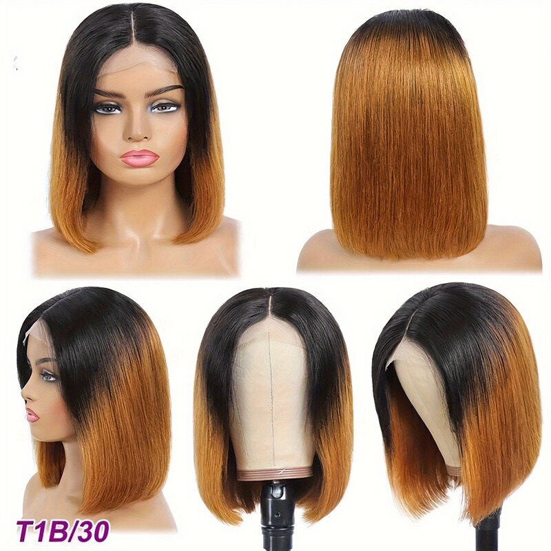Short Bob Human Hair Wigs, 13x4 Lace Front, Short Bob with Middle Part, Short Straight Hair, BOBO Wig Short Bob Human Hair Wigs, 13x4 Lace Front, Short Bob with Middle Part, Short Straight Hair, BOBO Wig