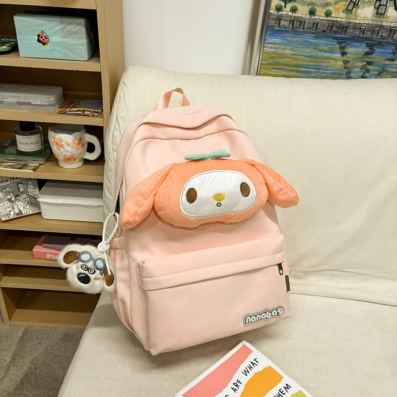 Mochila de escuela secundaria nueva muñeca de dibujos animados mini mochila 1 - 6 grados mochila de niñas ligera mochila de estudiantes de primaria 5