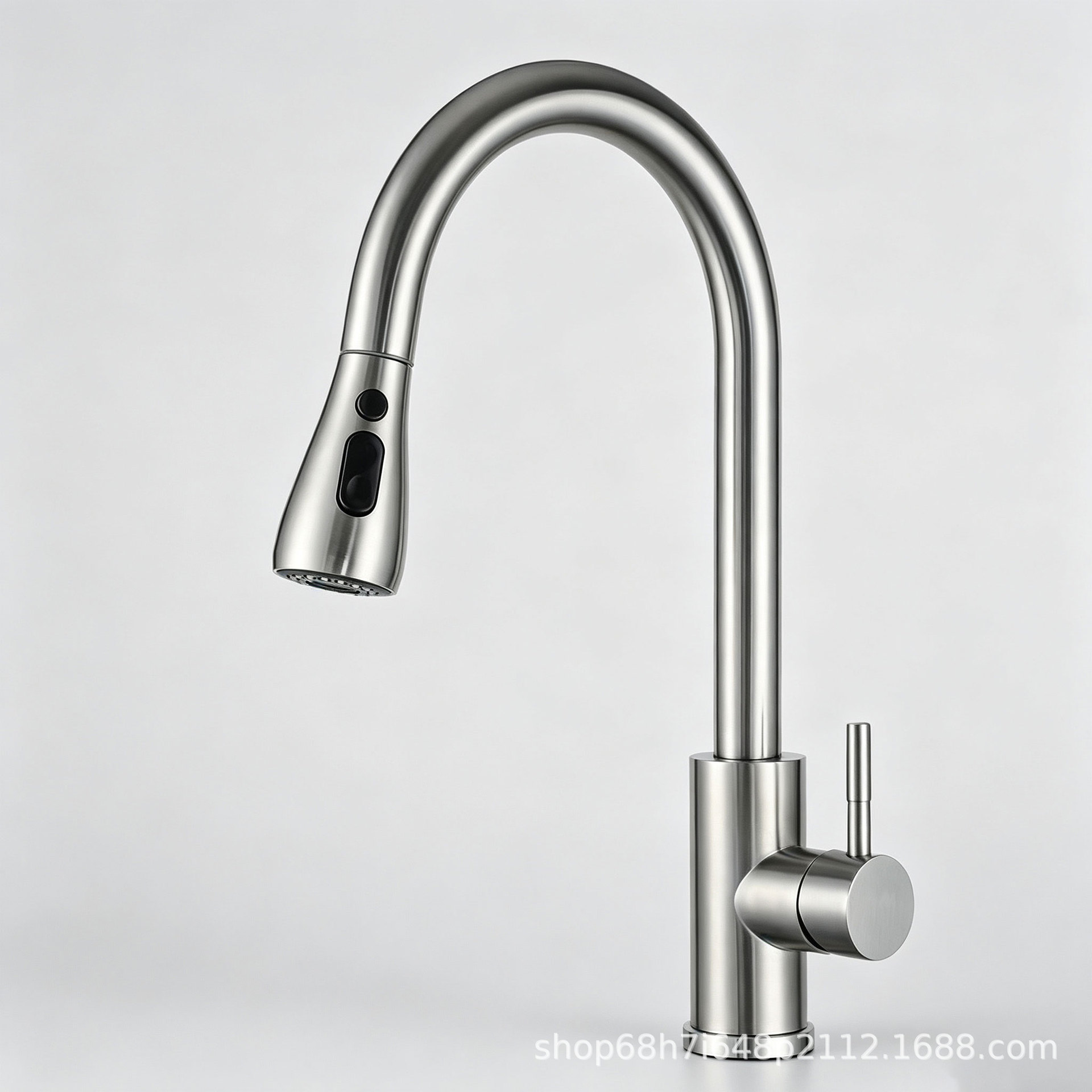 Grifo Extraíble de Cocina 360° de Acero Inoxidable 304 para Agua Fría y Caliente