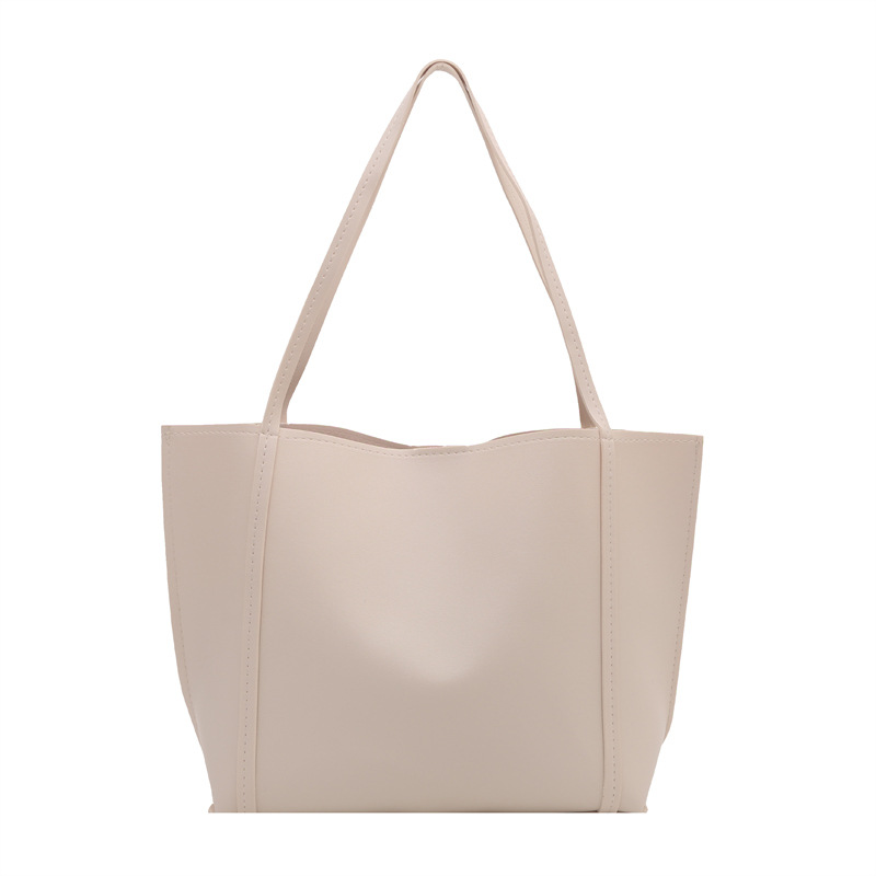 Europa y los Estados Unidos de la generalidad Retro Capacidad Casual Mujeres 2026 nueva moda simple simple de hombro bolsa