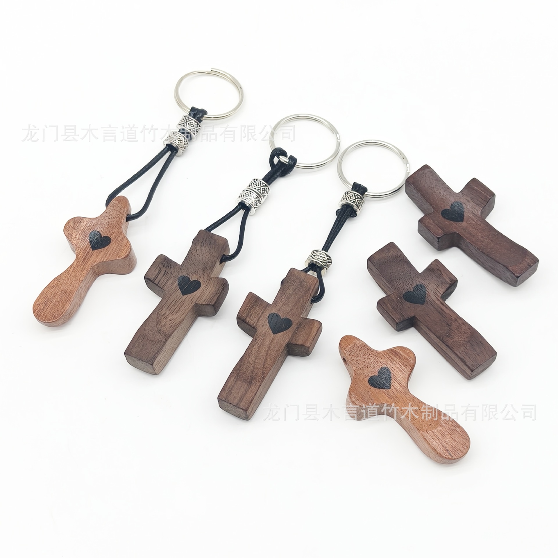 Cross-border black walnut cross pendant pendant church Easter wooden…