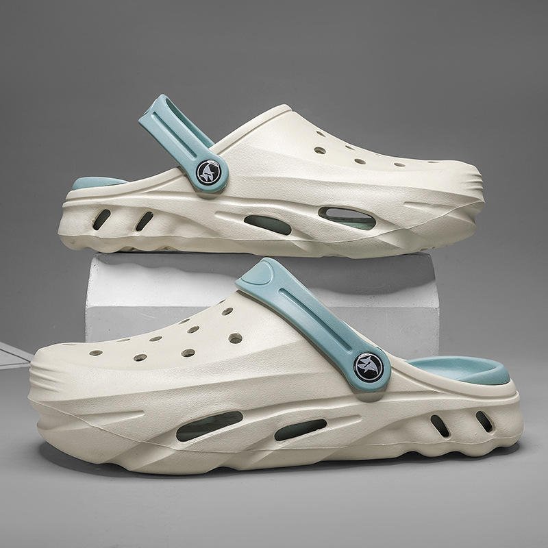 Pareja de zapatos de cavidad 2024 nuevo verano pisar mierda sensación de desgaste deportivo casual zapatos de playa para hombres y mujeres