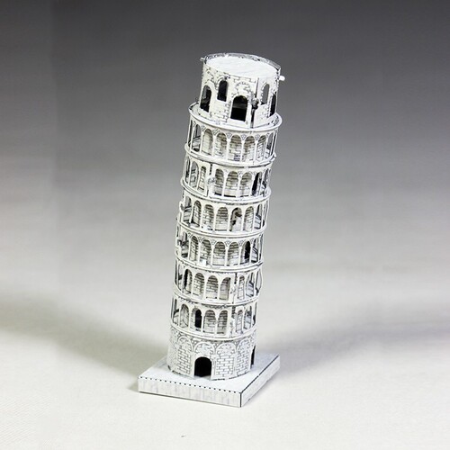Steel Golem Wholesale Europe and Oceania Architecture Love Iron Art Metal Puzzle 3D Three-dimensional Handmade DIY Assembly