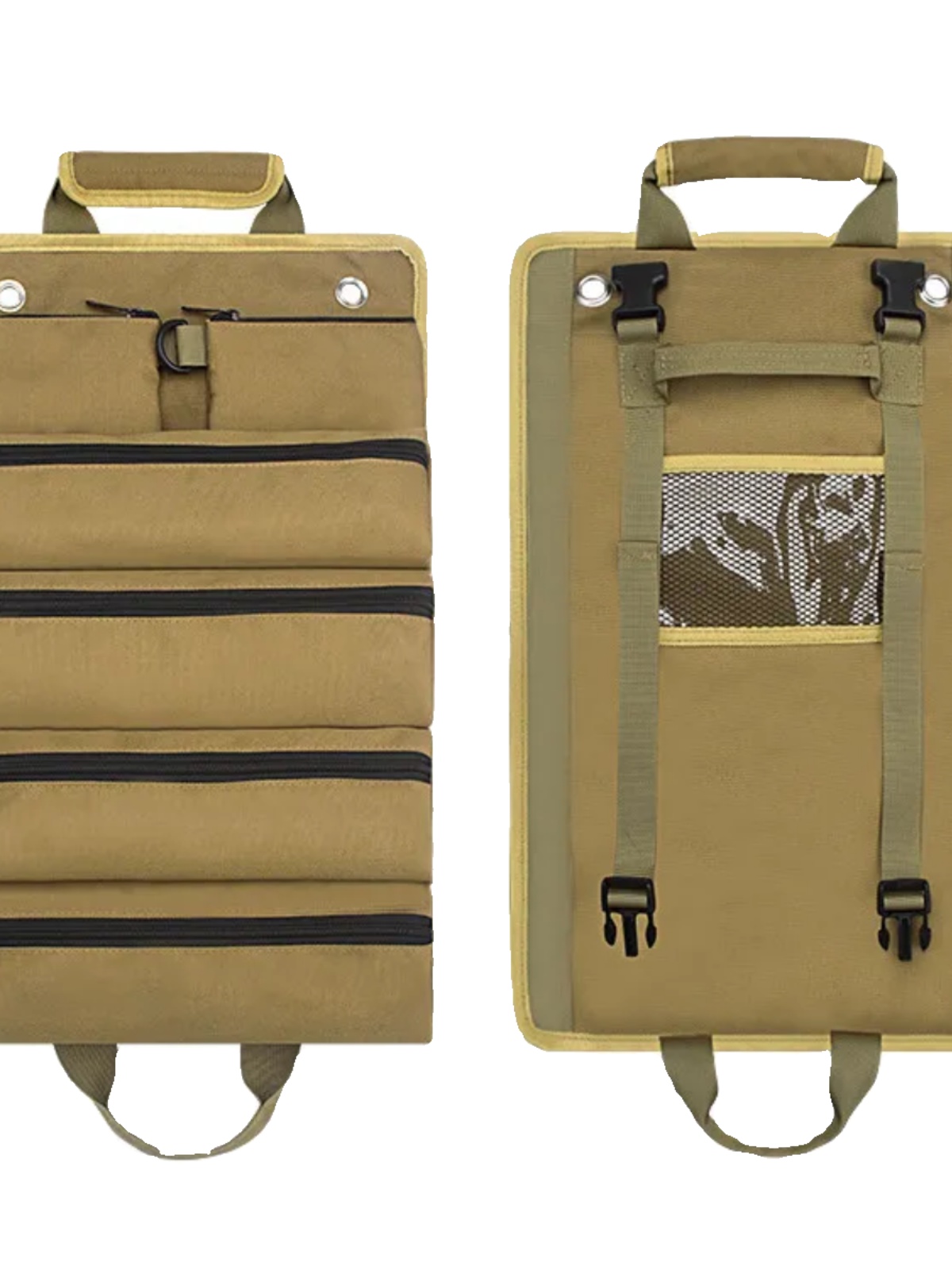 Rollo de herramientas para electricistas, tela Oxford, engrosado, electricista, bolsa de almacenamiento para carpintería, kit de herramientas de hardware para automóviles