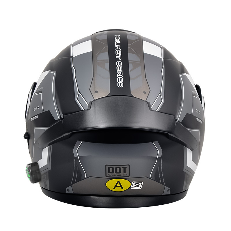 [enviar Bluetooth] AD casco de motocicleta eléctrica 3C certificado locomotora casco completo para hombres y mujeres montar cuatro estaciones casco de exposición