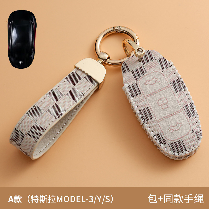 격자 무늬 A [가방 + 로프]]