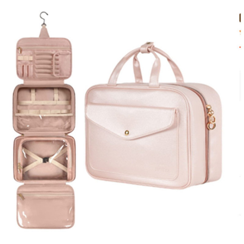 Amazon en stock bolsa de baño impermeable bolsa de baño bolsa de maquillaje bolsa de almacenamiento conjunto de baño bolsa de viaje bolsa de almacenamiento