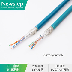 超五類超六類工業イーサネット高柔Ethernetネットワークケーブル4芯RJ45 m 12 Dコード
