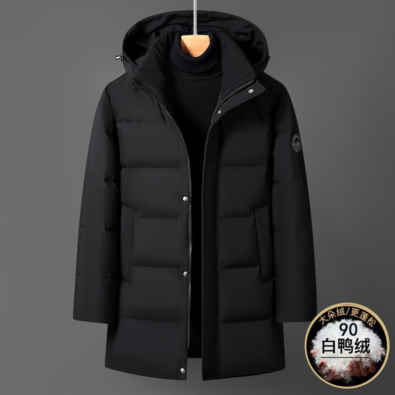 2025 Factory Direct Sale 233 Mid-Length Men's Thickened Warm down Jacket Price Controlled at 298 Yuan 2025 Factory Direct Sale 233 Mid-Length Men's Thickened Warm down Jacket Price Controlled at 298 Yuan