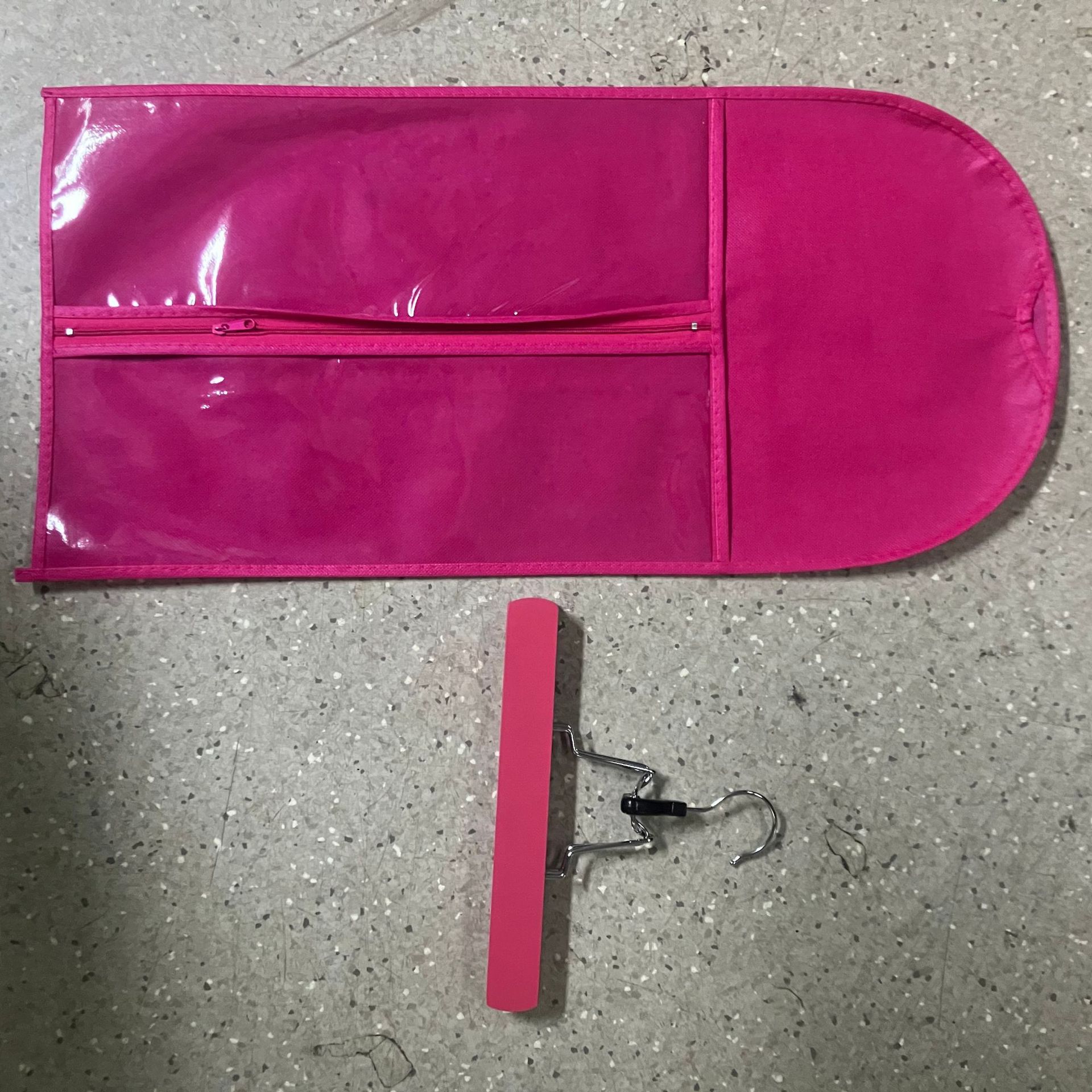 Peruca de almacenamiento gancho colgante sombrero cabeza de brazo negro transfronterizo accesorios negros conjunto de herramientas bolsa de polvo