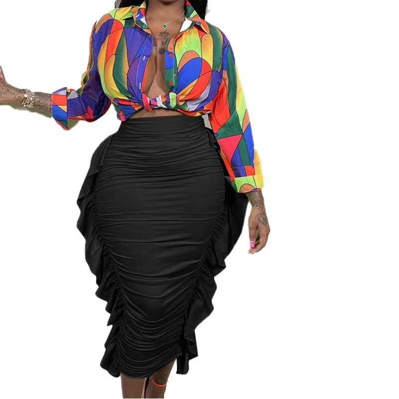 31325 nuevas mujeres europeas y americanas de comercio exterior ropa Amazon caliente casual sexy falda