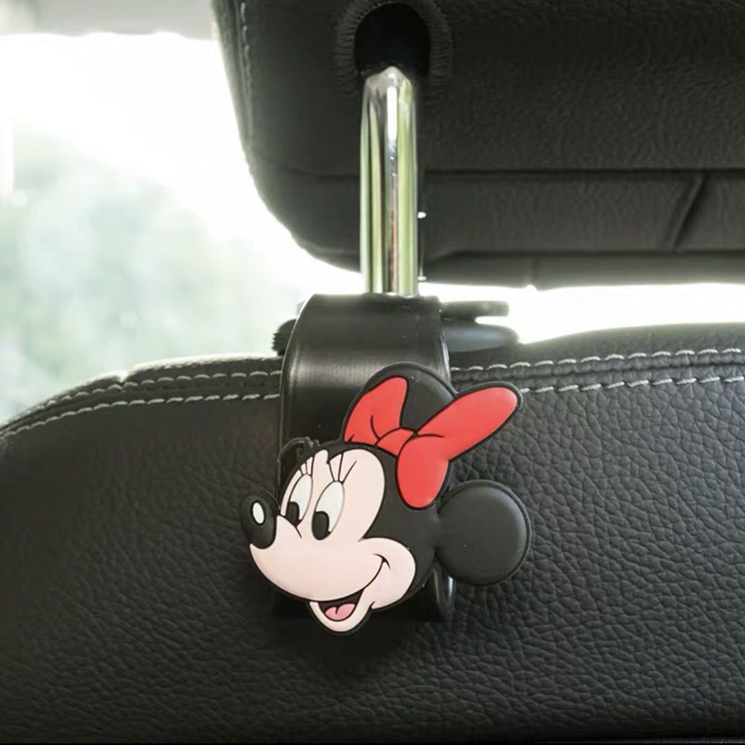 Productos de automóviles creativos, asiento trasero montado en el automóvil, gancho de asiento trasero, gancho de automóvil pequeño, lindo