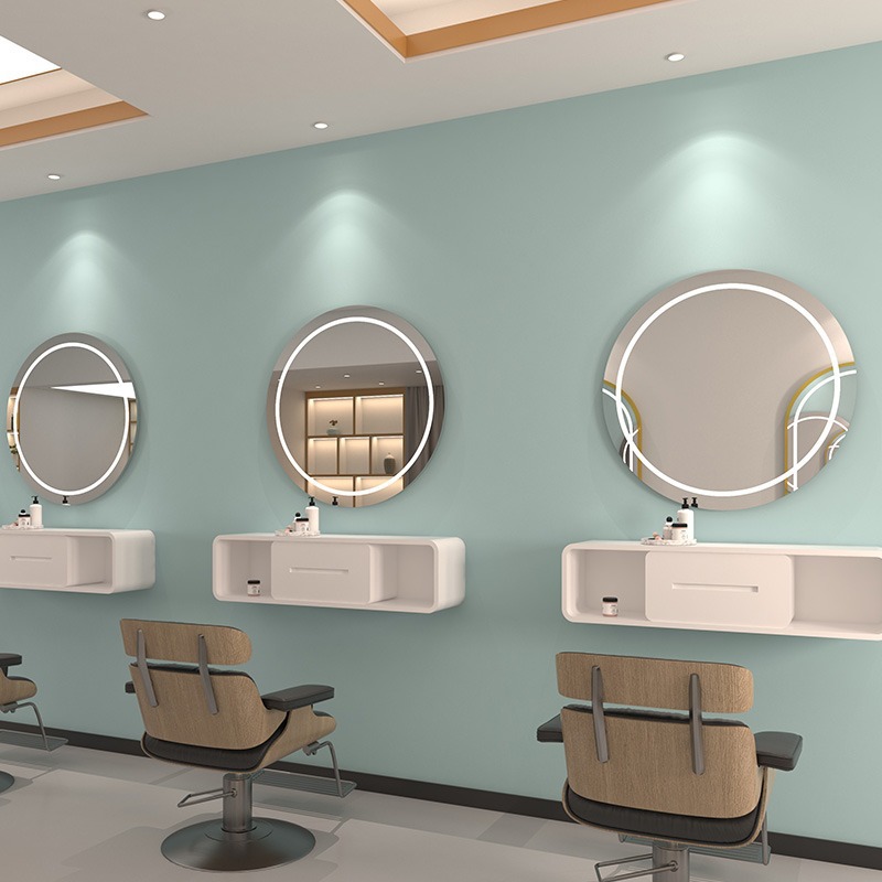 Espejo de corte de pelo de un solo lado, espejo de corte de pelo, espejo de corte de pelo simple, espejo de corte de pelo, pared, fábrica de salón de pelo