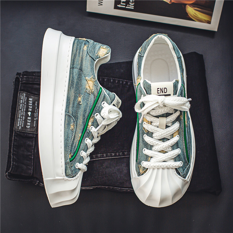 ShoeGlobe Canvas Herren-Sneaker 2025 mit neuer Shell-Toe-Zehenkappe – Sportschuhe für Jugendliche, rutschfest, trendig, für den Winter, Freizeit und Freizeit._voghion.com