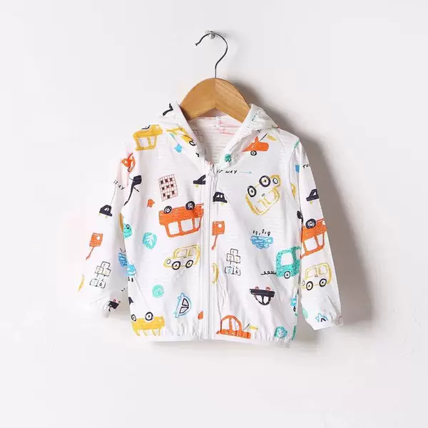 [single product postage] children's cotton cool sunscreen clothing girls anti-ultraviolet summer light breathable sunscreen clothing men