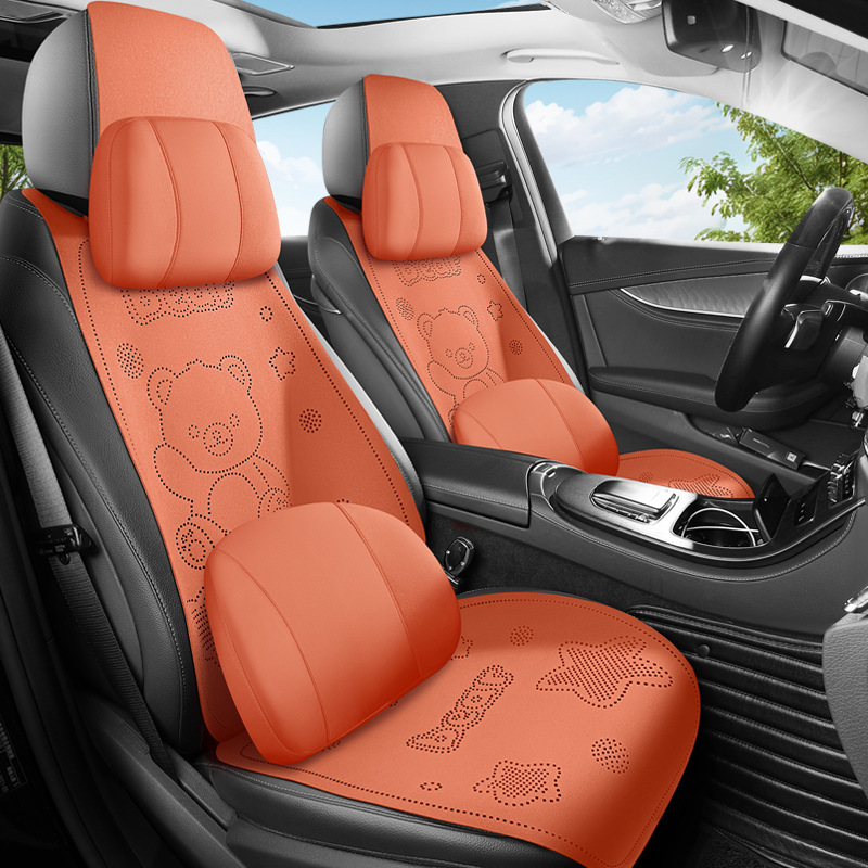 Car seat cushion for all seasons 2024 BYD Song Plus suede small waisted saddle cushion half surround cushion