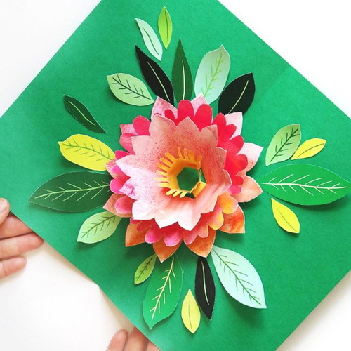 Colored cardboard A4 thickened hard cardboard Kindergarten diy greeting card paper paper-cut Touchmark paper-cut A4 color cardboard