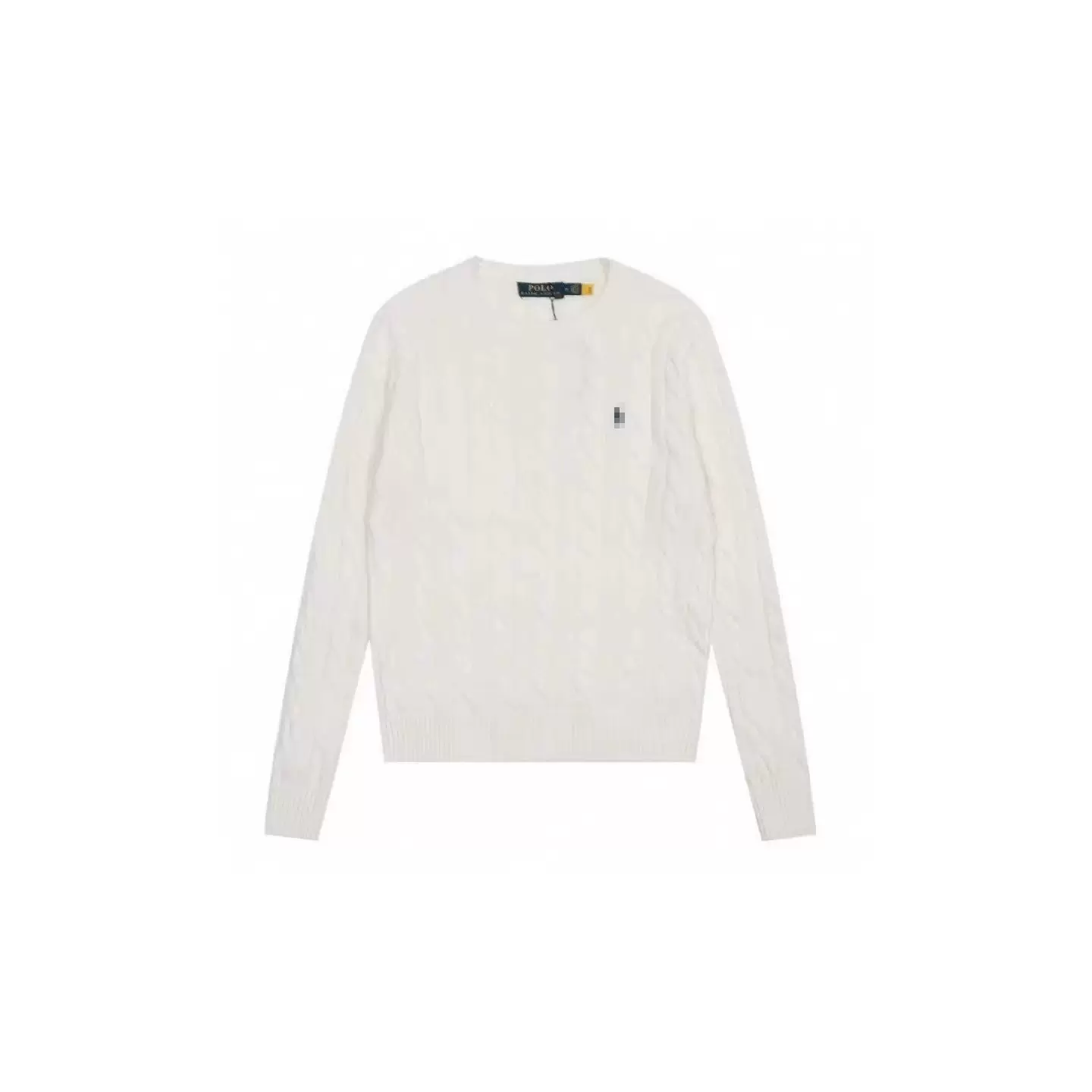 跨境外贸RL圆领套头情侣小马麻花针织羊毛衫男时尚毛衣高级感毛衣