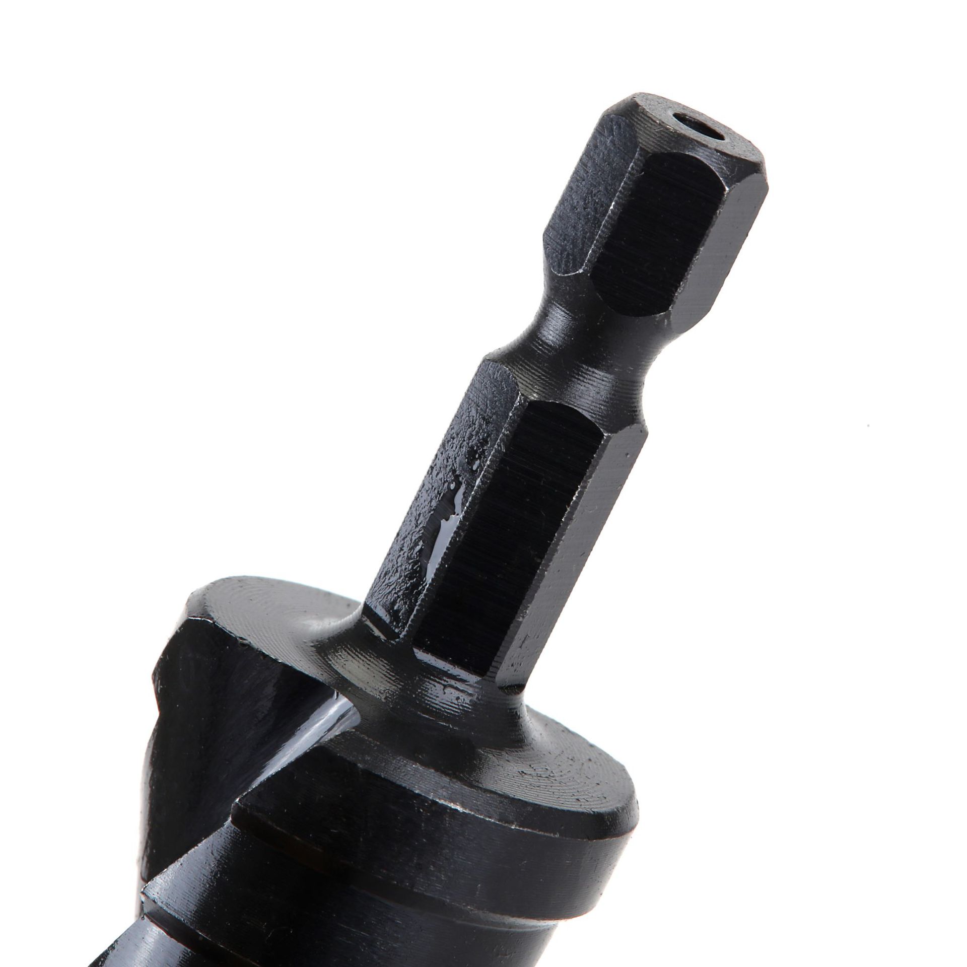 跨境六角柄螺旋槽黑色寶塔鑽頭4-12/4-20/4-32mm階梯鑽寶塔鑽擴孔