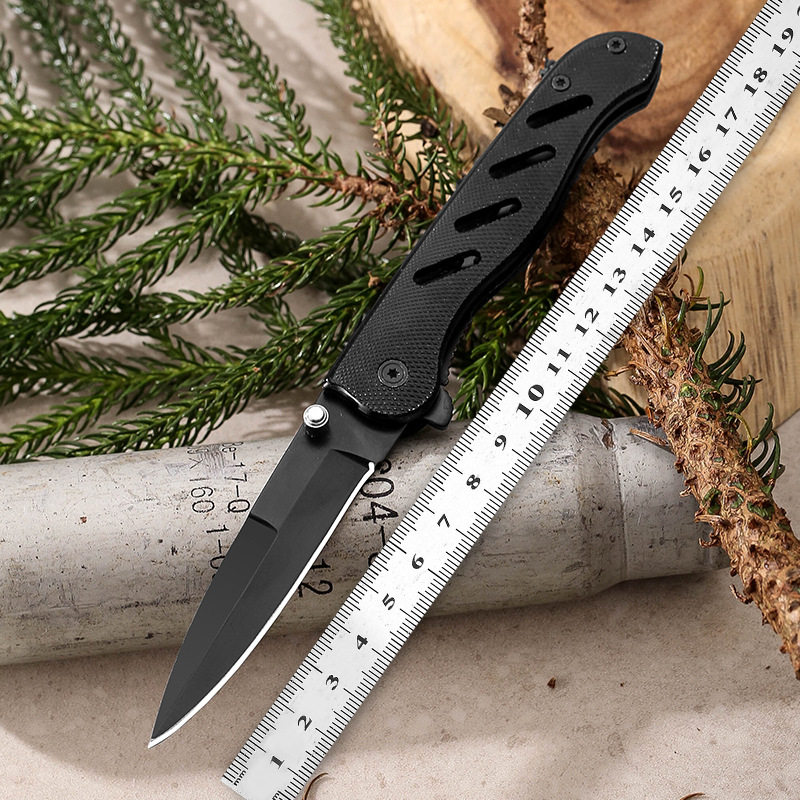 工厂直销 户外多功能不锈钢折刀野营厨房水果刀便携刀果园