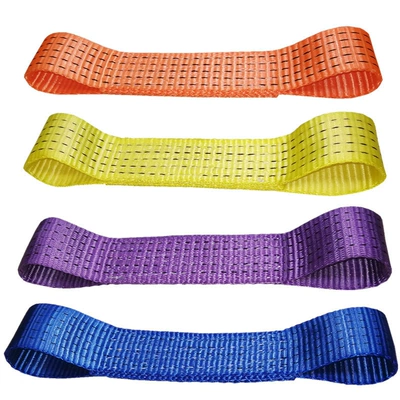 Factory direct wrecker accessories thickened binding horizontal belt tire round horizontal belt trailer special belt can be Wholesale (Trailer rope/net/strap) - blue-30cm