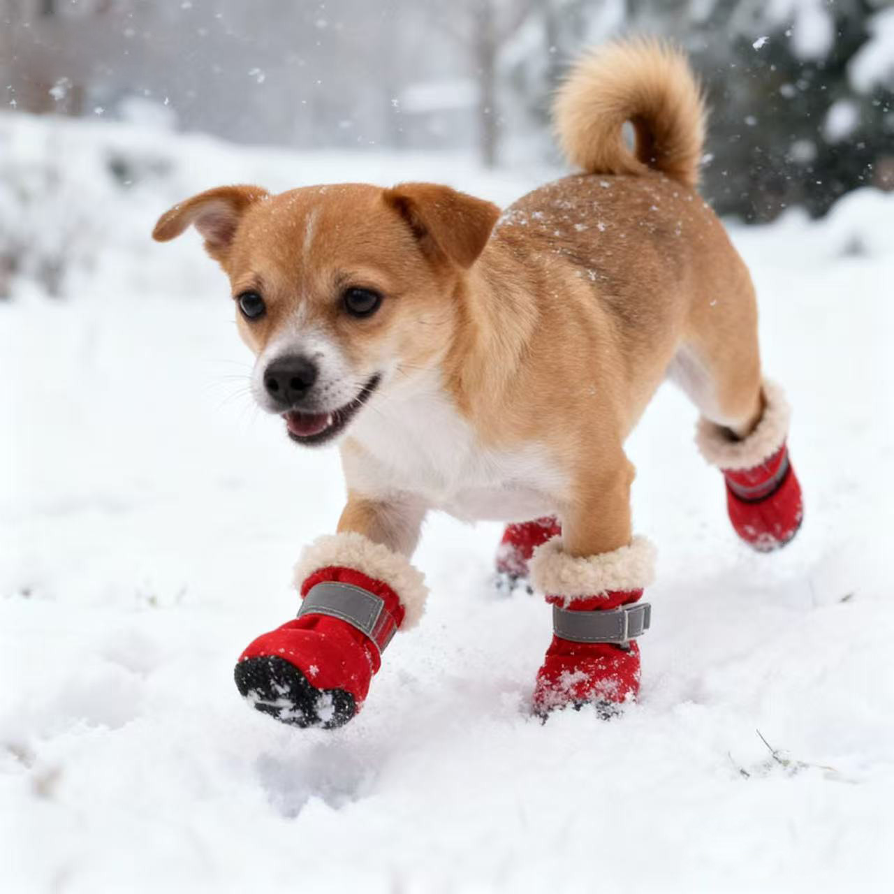 Zapatos para mascotas, zapatos para perros, suelas suaves, zapatos de algodón para perros, cubiertas para pies para mascotas, zapatos para cachorros, zapatos para gatos, botas de nieve de otoño e invierno