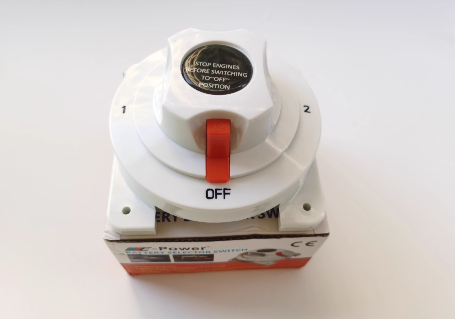 DC yate crucero barco batería doble interruptor de selección de batería RV interruptor