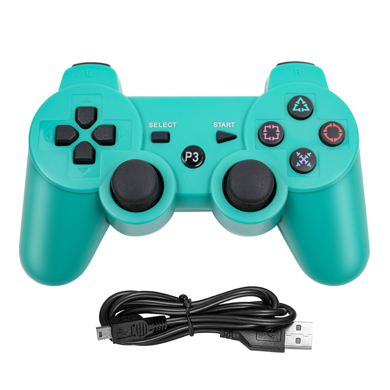 Fábrica directa P3 neutral copo de nieve botón PS3 mango inalámbrico Bluetooth mango soporte de una sola pieza de entrega de metal desnudo