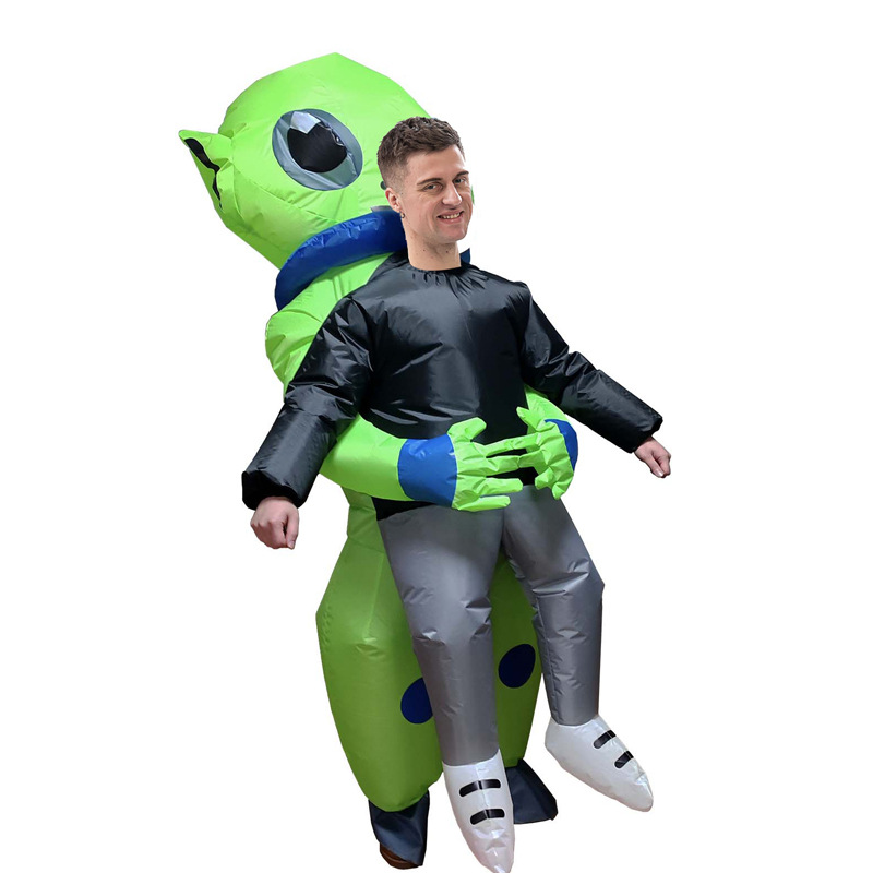 Abrazos alienígenas de cabeza grande