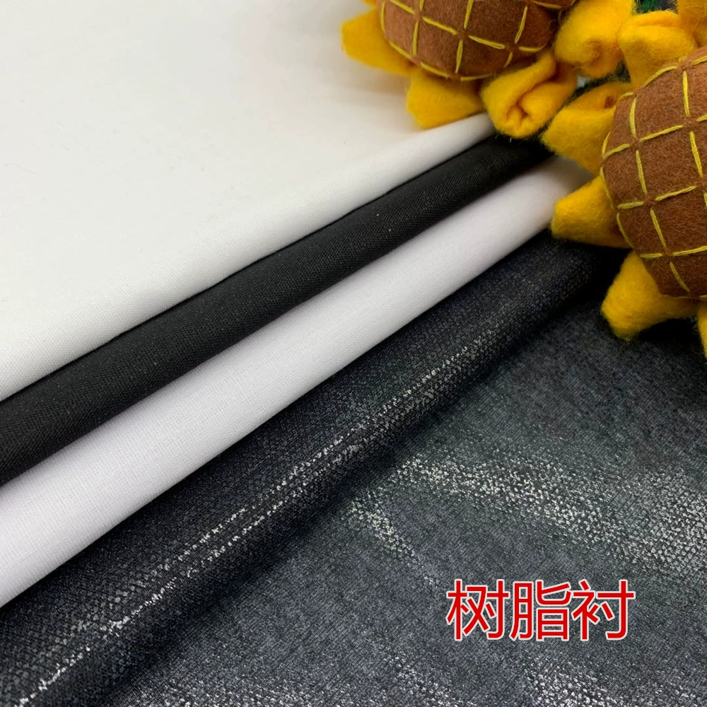 Бесплатная доставка аксессуаров для одежды Односторонняя клеевая подкладка низкотемпературная зашифрованная смола жесткая рубашка подкладка грудная подкладка