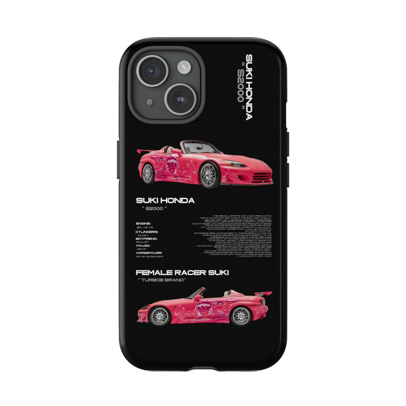 Tk Car-Themed Foreign Trade Model Two-In-One Outer Film Case Apple 17/16/14/13 Samsung S25 Double-Layer Protective Case