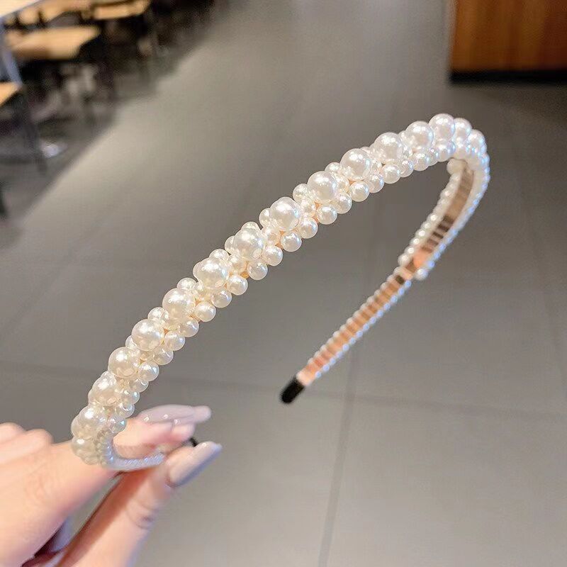 珍珠发箍2025新款洗脸发箍女发卡防滑压发头箍头饰高级感洋气时尚|undefined