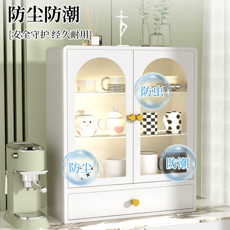Table dustproof storage system, coffee glass tea cup, dressing table for living room