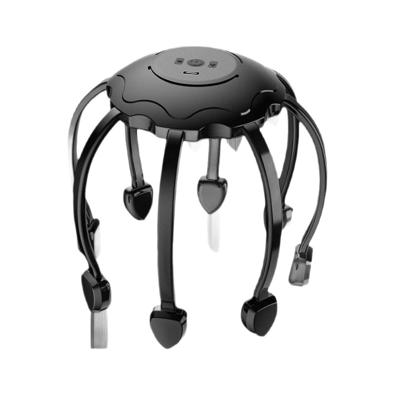 メーカー直販 オクトパス型ヘッドマッサージ器 多機能振動マッサージ器 TMS 減圧マッサージ機 ストレス解消|undefined