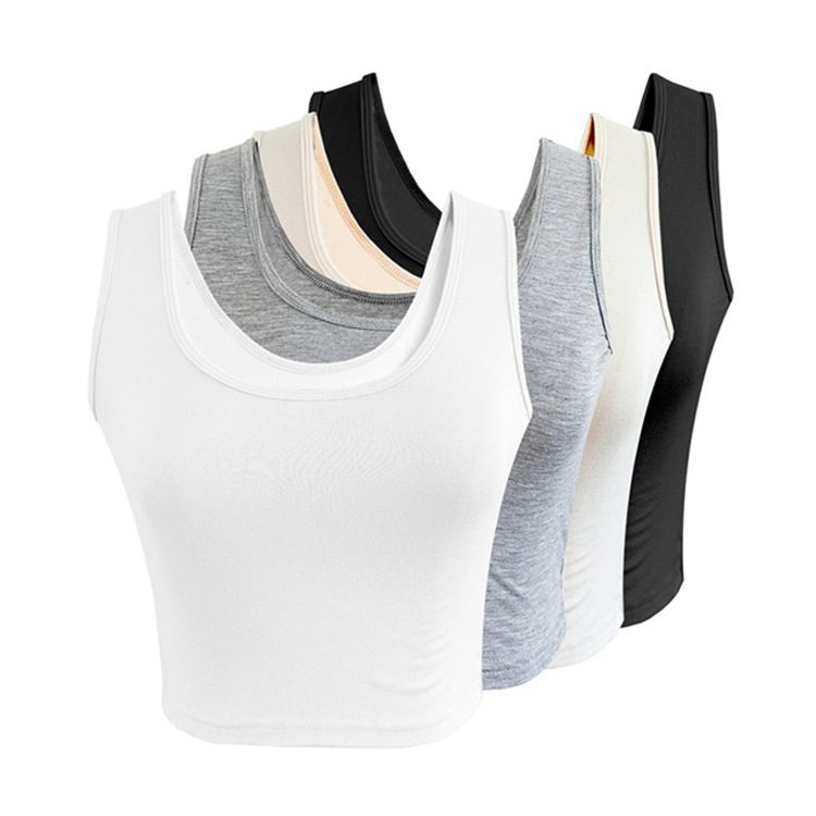 Korean Hot Selling Wide Shoulder Vest Women's Southeast Asian Sexy Amazon Bottoming Korean Women's Short Sling