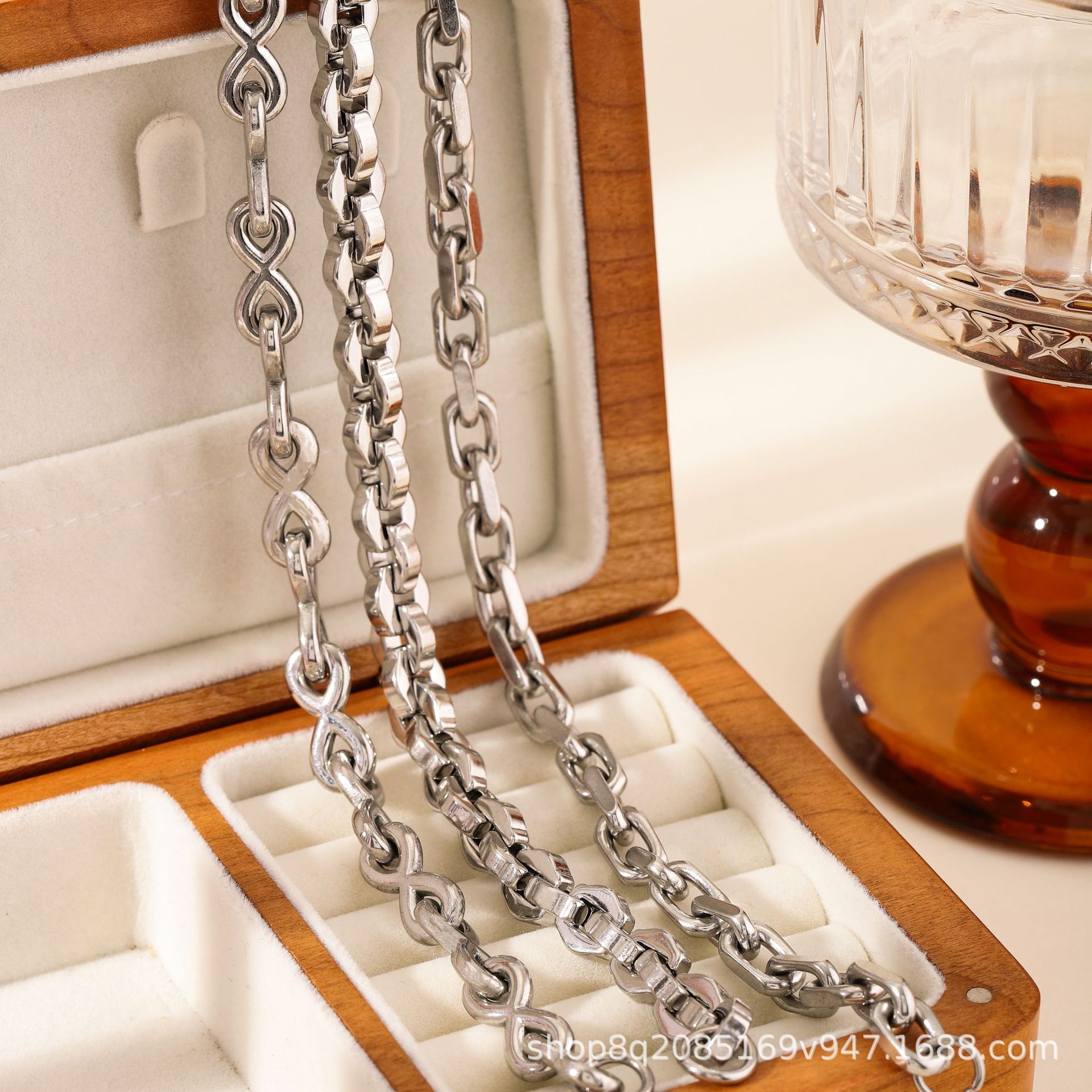 Cross-Border Hot-Selling Y2K Trendy Hip-Hop Style Stainless Steel Bracelet Personalized Classic Hand Jewelry Non-Fading Chain Factory Direct Sale