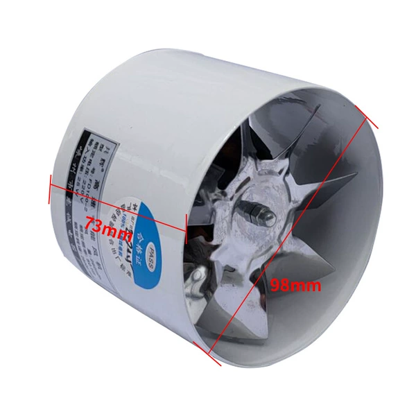 White air fan, 4inch, diameter 98mm, 98mm